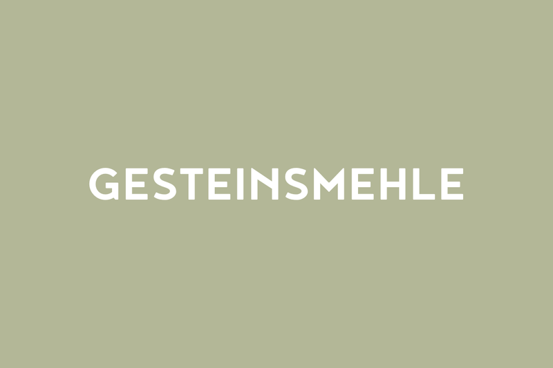 Gesteinsmehle