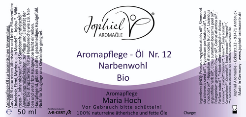 Aromapflege-Öl Nr. 12 Narbenwohl Bio 50 ml