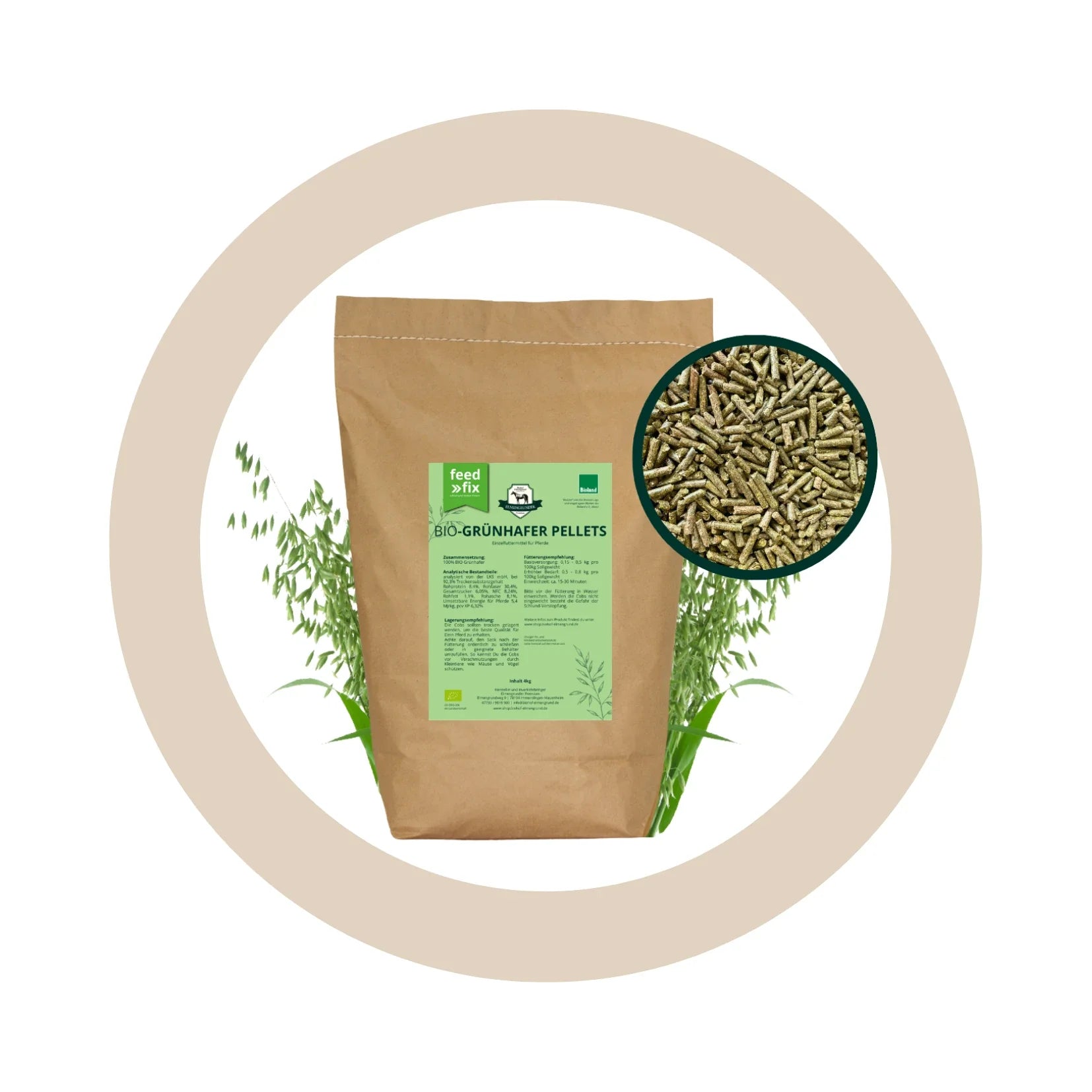 BIO Grünhafer Pellets