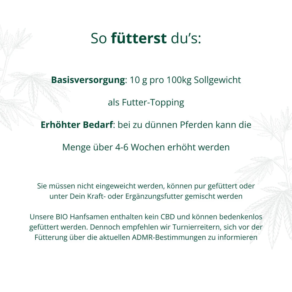 BIO Hanfsamen Biohof Elmengrund