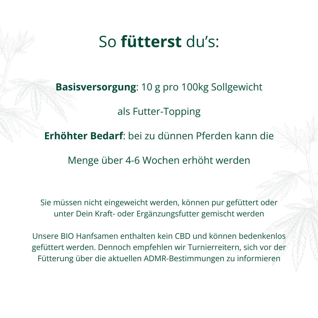 BIO Hanfsamen Biohof Elmengrund
