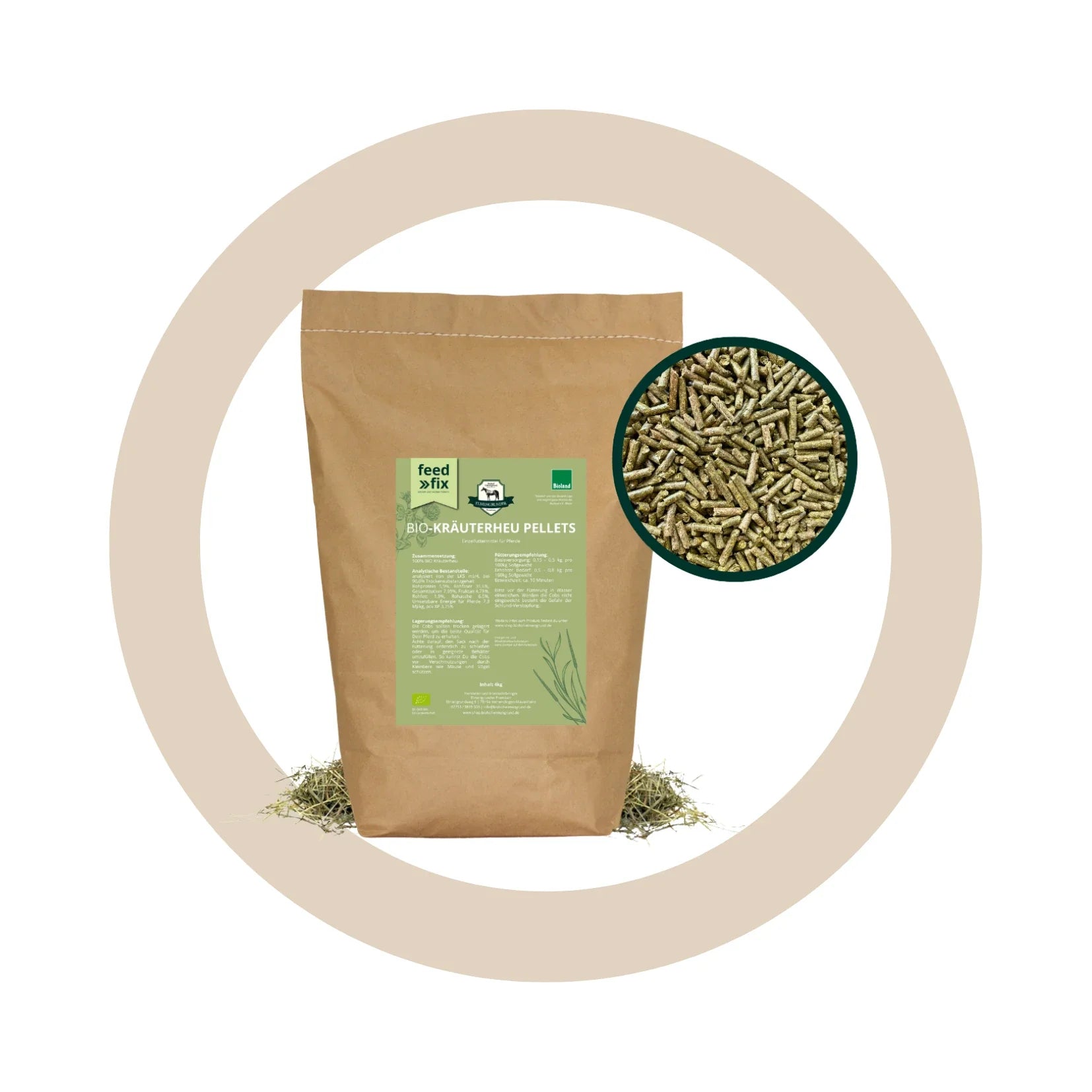 BIO Kräuterheu Pellets