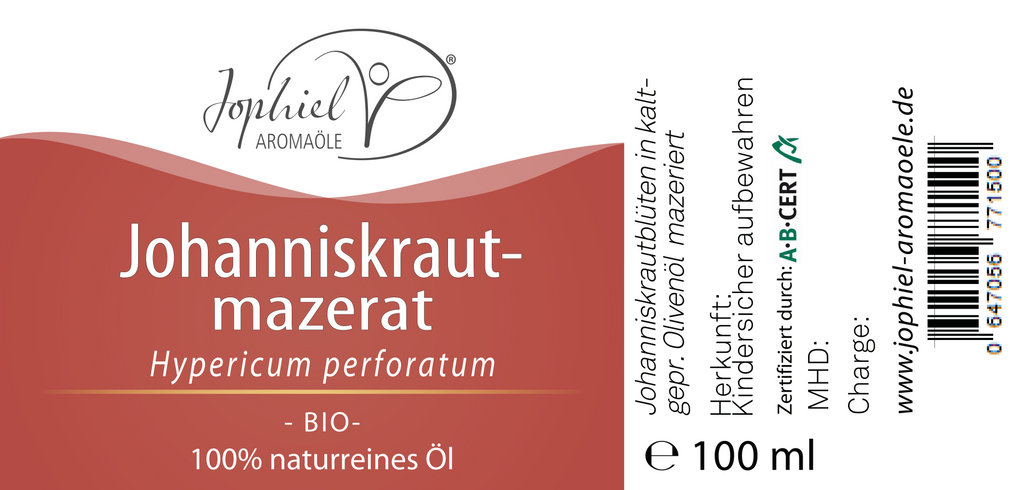 Johanniskrautmazerat in Olivenöl Bio 100 ml