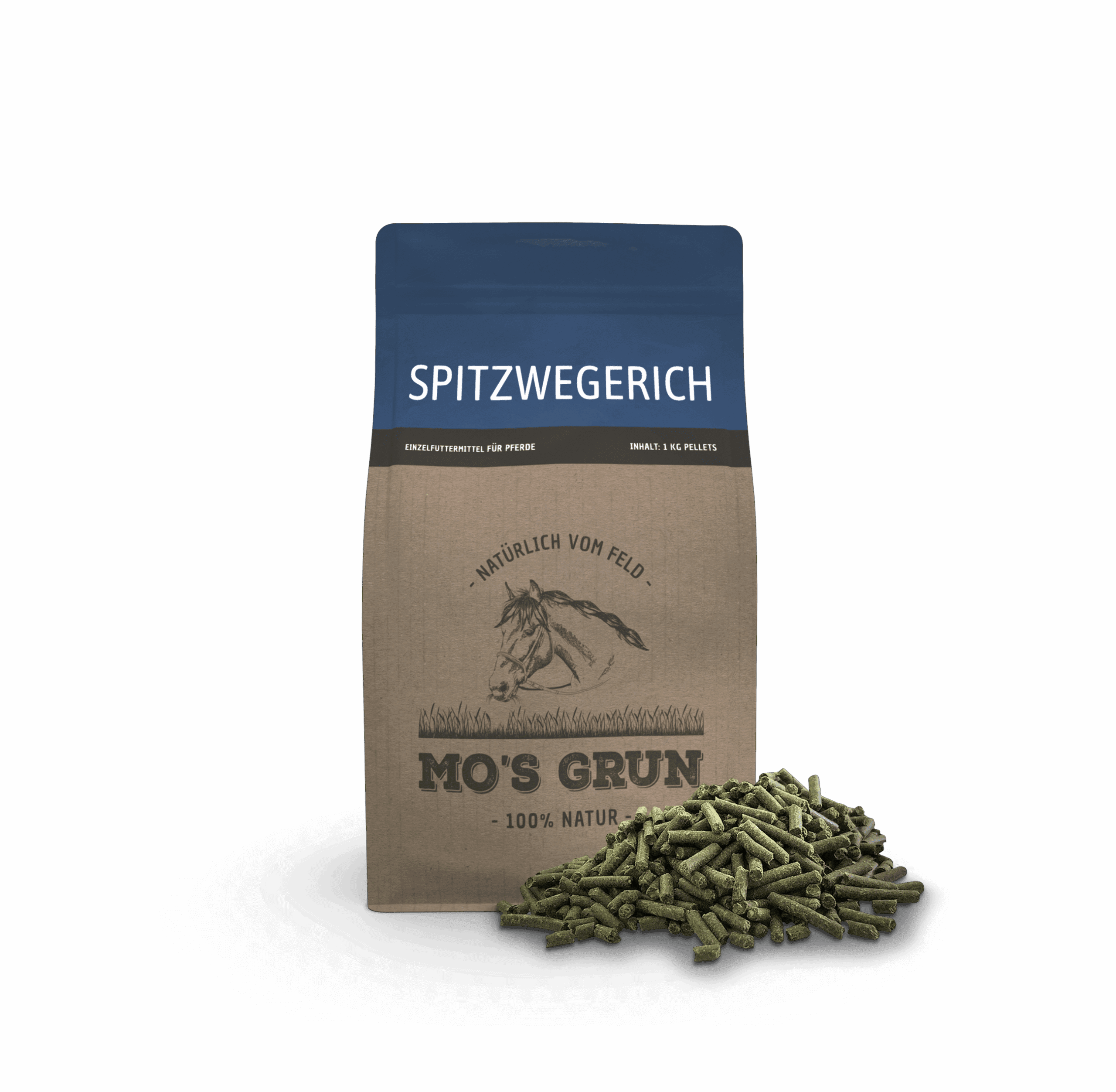Spitzwegerich Pellets von MO´S GRUN