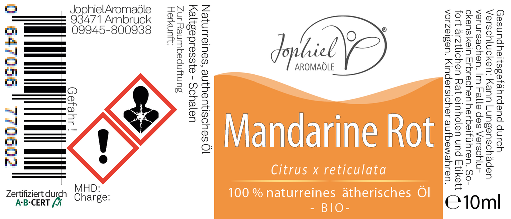 Mandarine rot Öl Bio 10 ml