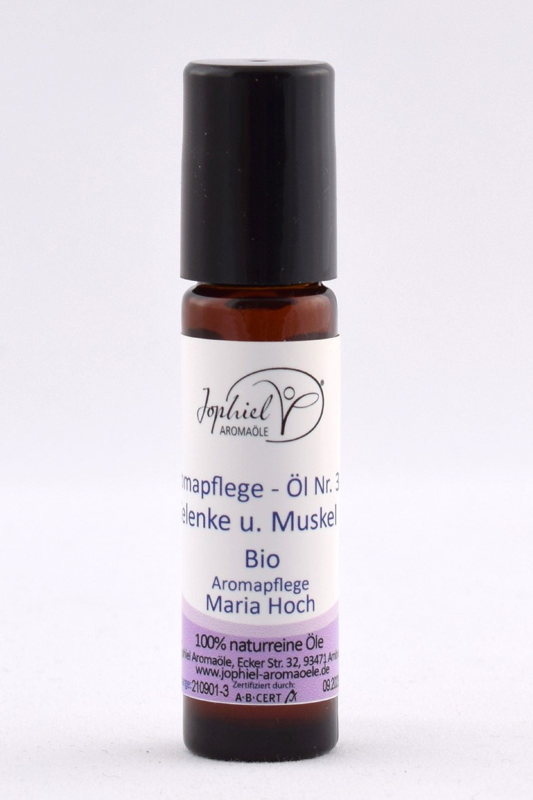 Aromapflege-Öl Nr. 03 Gelenke und Muskeln Bio 100 ml