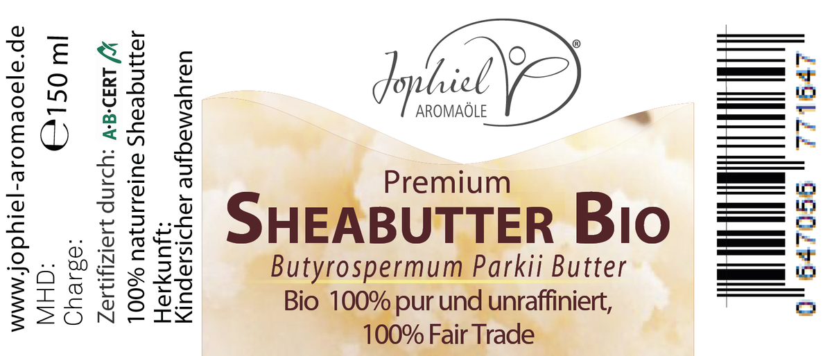 Sheabutter pur unraffiniert Bio 150 ml
