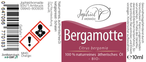 Bergamotte Öl Bio 10 ml