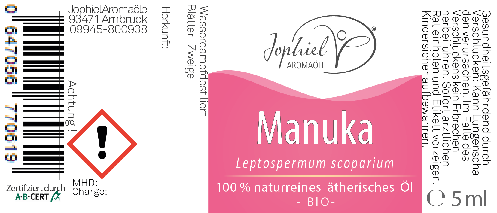 Manuka Öl Bio 5 ml