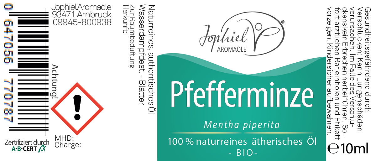 Pfefferminze Öl Bio 10 ml