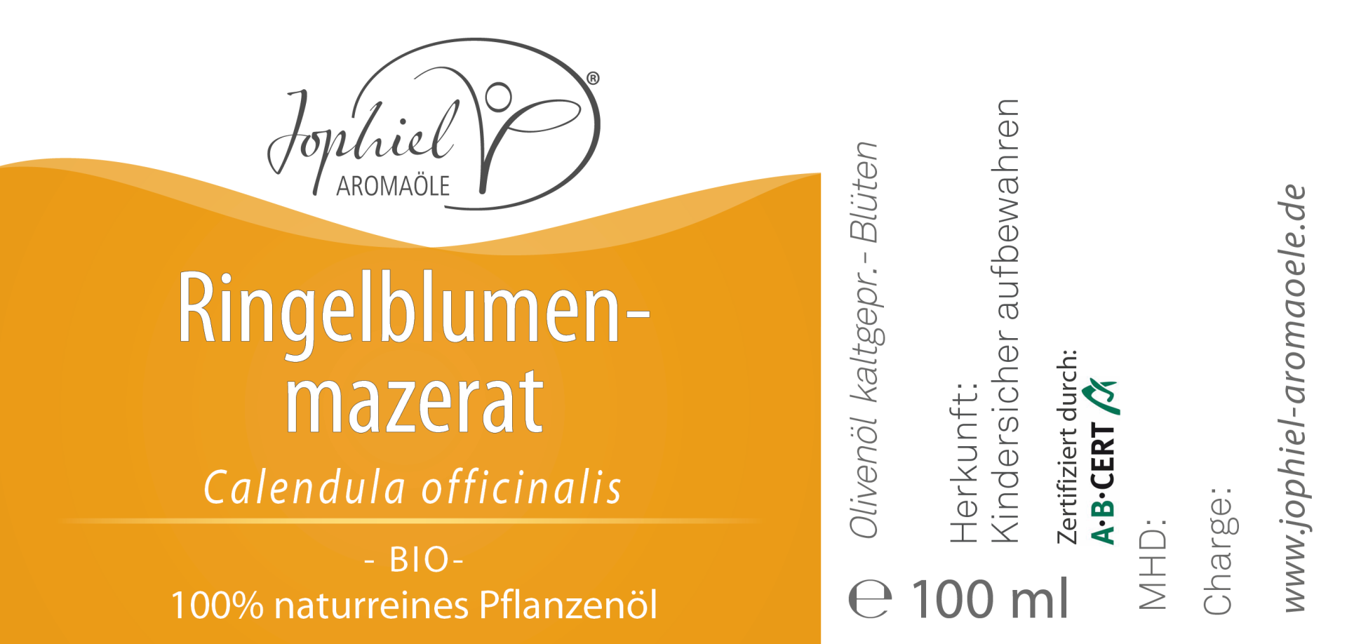 Ringelblumenmazerat in Olivenöl Bio 100 ml