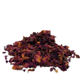 Rosenblütenblätter, getrocknet, rot
