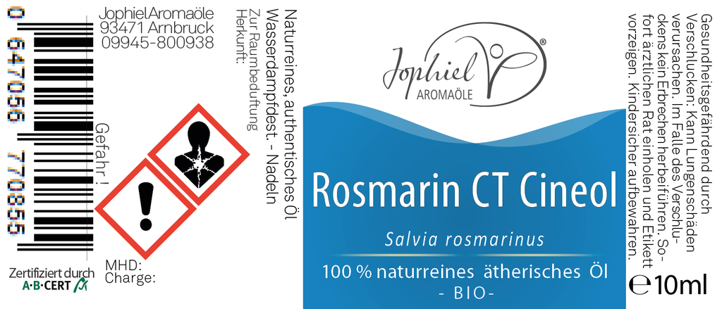 Rosmarin CT Cineol Öl Bio 10 ml